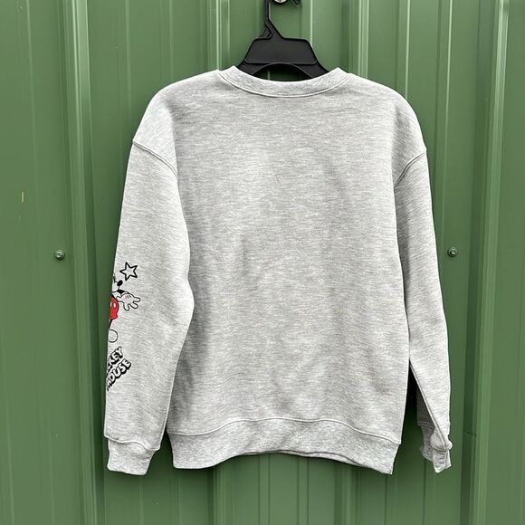 Disney Mickey Mouse Scribbles Graphic Sweatshirt Size XXS - Picture 4 of 8